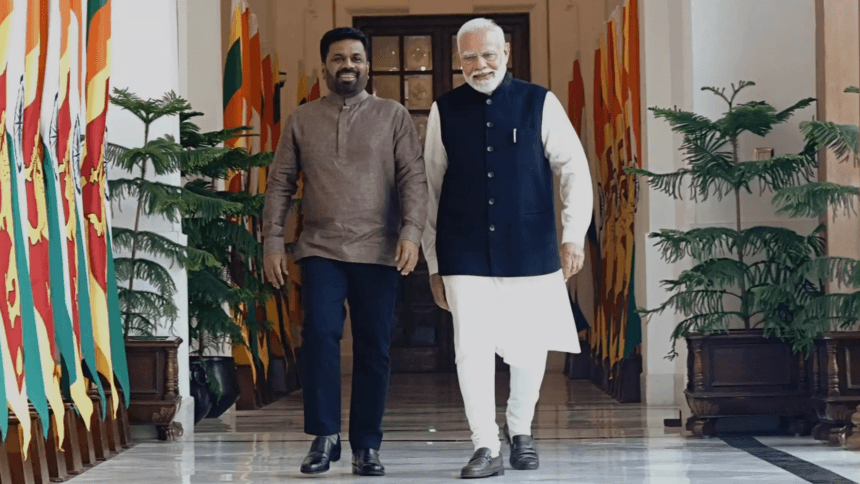 Sri Lanka's president holds talks with Modi