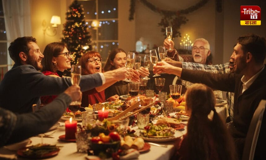 New year party at home