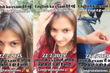 Marriage On The Way To Board Exam