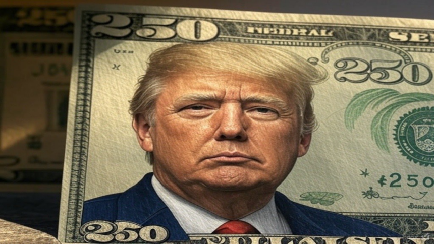 Trump Face on Dollar Bill