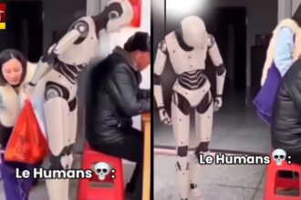 Bag Stolen From AI Robot