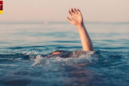 Brother Pushes Brother In River