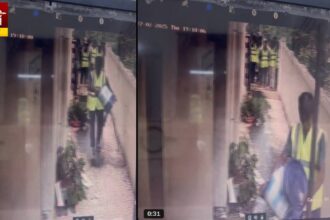 Throwing Sewage Waste