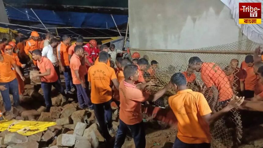 Temple Wall Collapsed