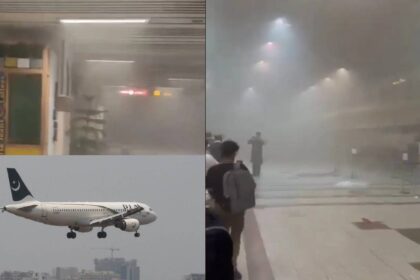 Fire at Lahore Airport