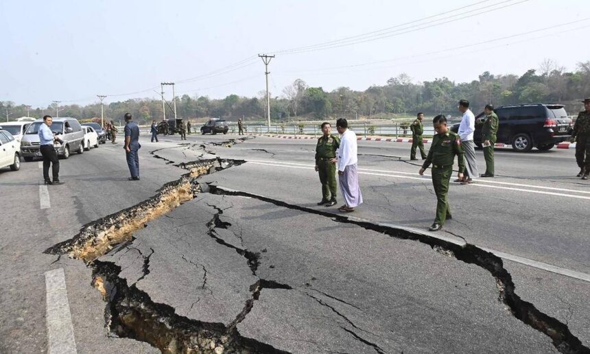 Earthquake in Myanmar