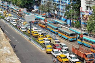 Kolkata Traffic Jam