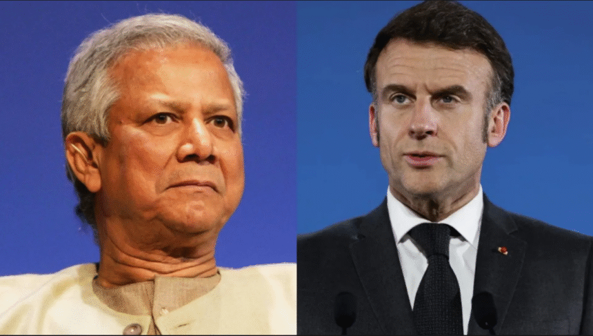 Macron Denys Meeting Yunus