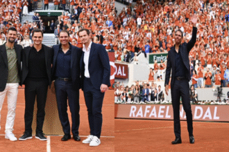 Tribute to Nadal at Roland Garros