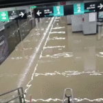 Underground Metro Station Flooded
