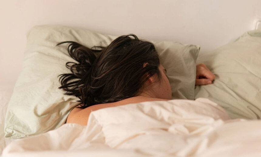 Sleeping with Wet Hair