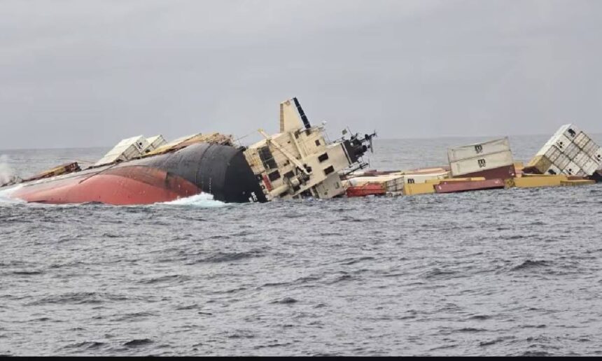 Kerala Ship Capsizes