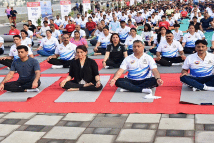 NCC-Coast Guard Celebrate Yoga Day