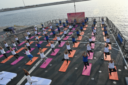 Modi Celebrate Yoga day