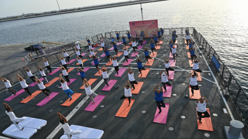 Modi Celebrate Yoga day