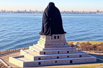 MAGA Share Statue of Liberty pic in burqa
