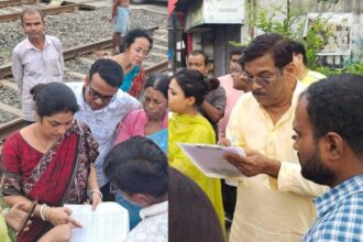 Tribeni Railway Over Bridge