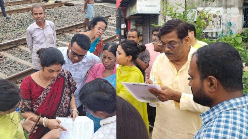 Tribeni Railway Over Bridge