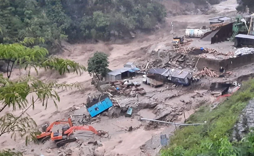 Sikkim Flood Landslide