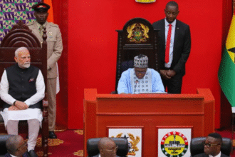 Modi sets off buzz in Ghana Parliament