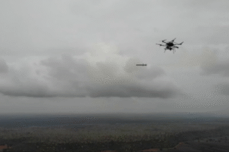 Missile Launched From A Drone