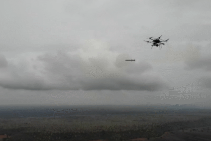 Missile Launched From A Drone