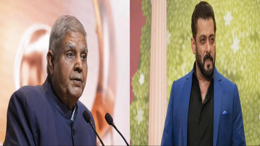 Dhankhar got Salman Khan bail