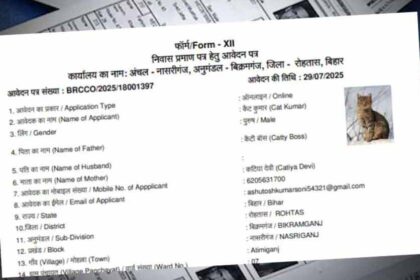 Bihar Residential Certificate