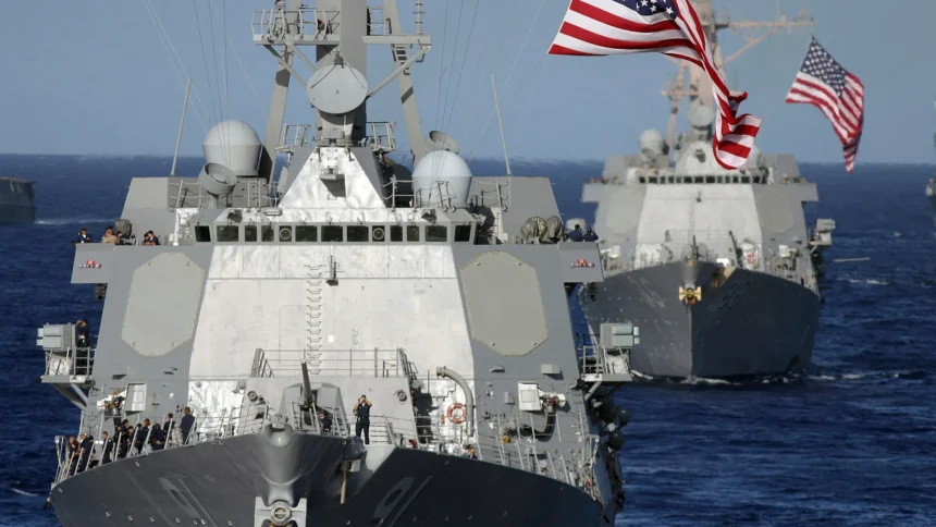 US sends Warships Venezuela