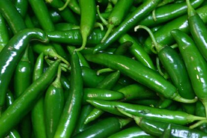 Green chillies
