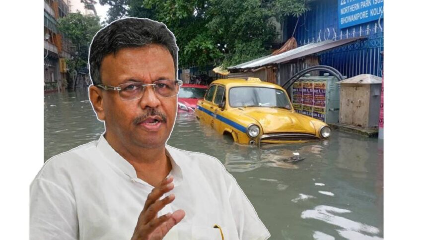 Water logging in Kolkata