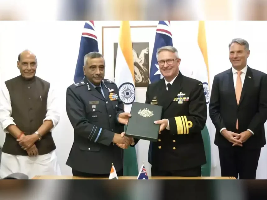 Ind Aus Defence Agreement