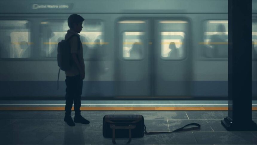 School Student Jumps