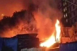Fire Breaks at Lalbazar