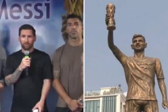 Lionel Messi Statue