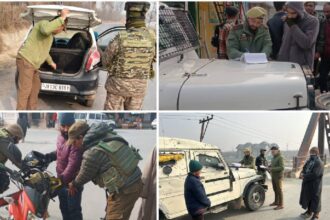 Kashmir Naka Checking