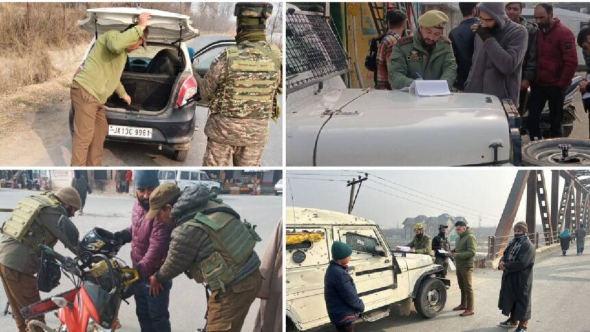 Kashmir Naka Checking