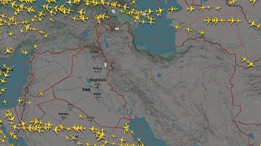 Iran Airspace Closure