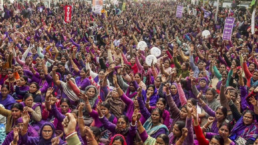 ASHA Workers Protest