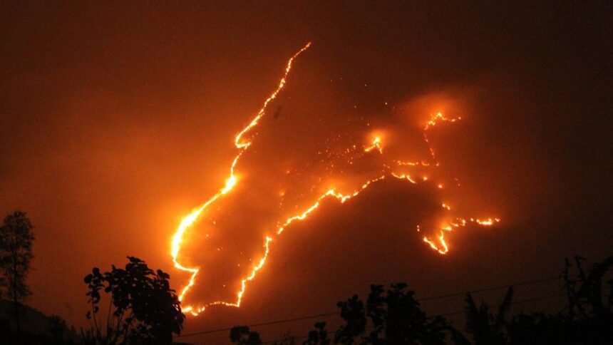 Fire in Himalaya