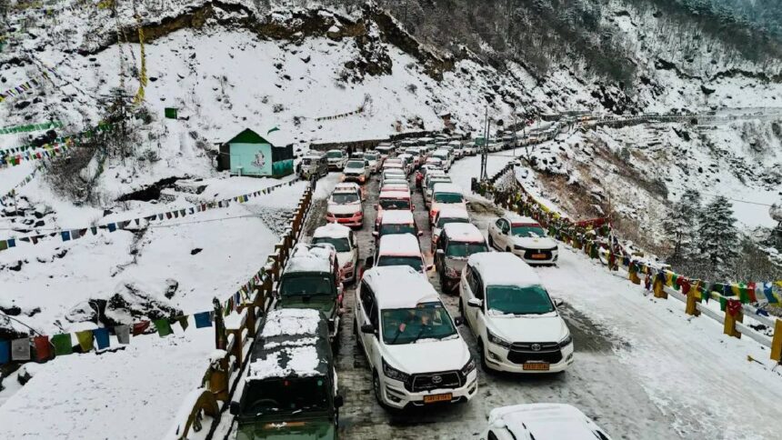 Sikkim Snowfall