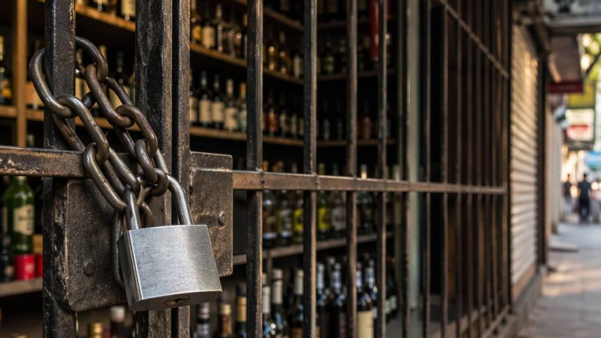 Wine Shop Closed Order