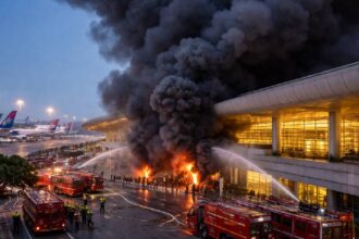 Mumbai Airport Fire
