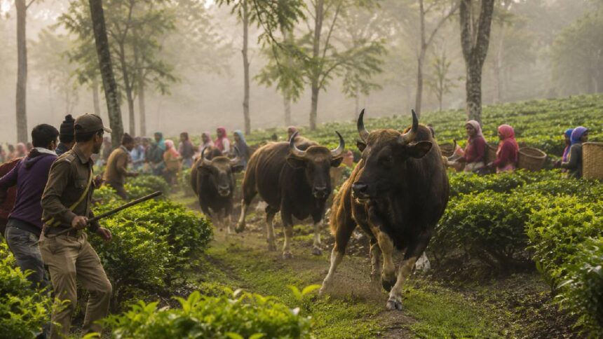 Bison Attack