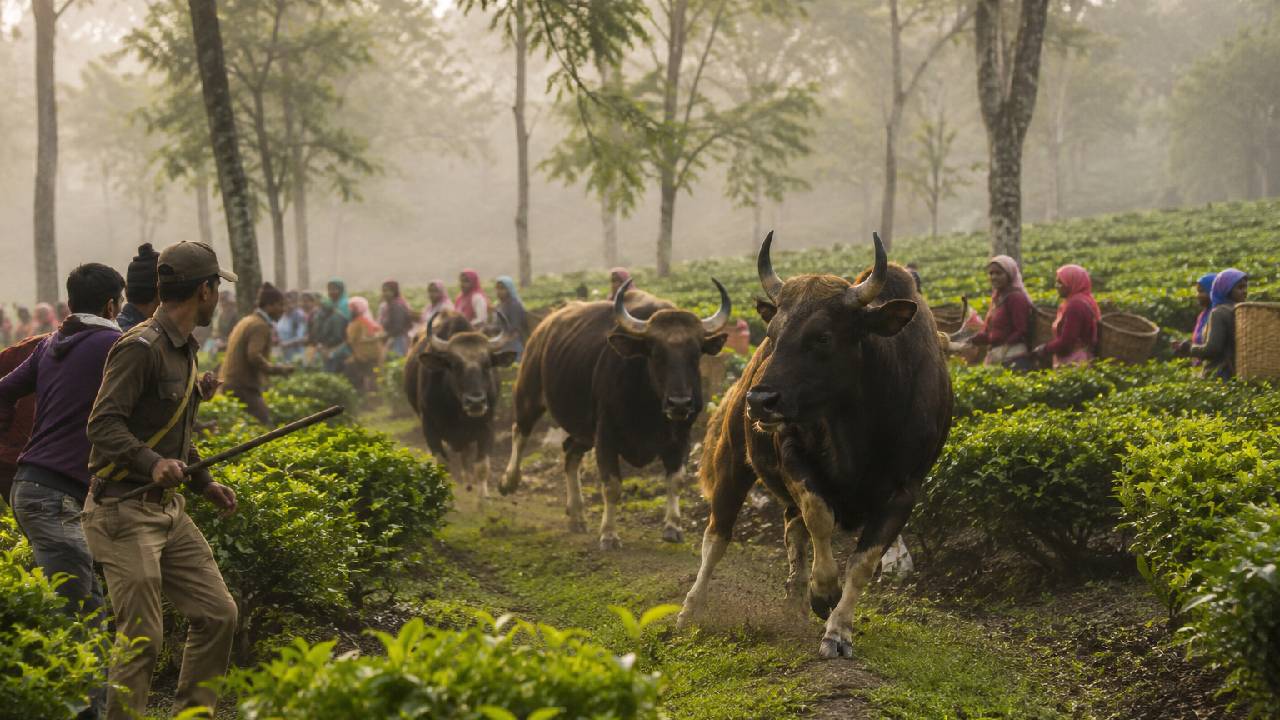 Bison Attack