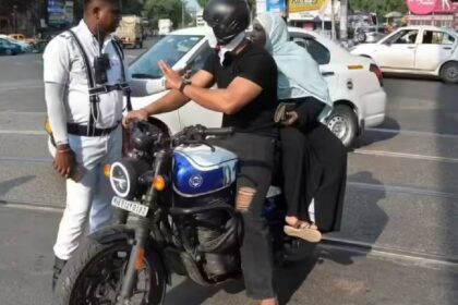 Kolkata Police On Bike