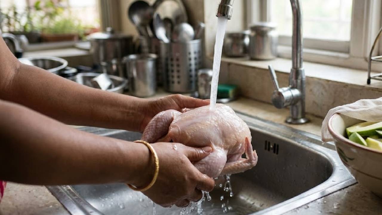 Raw Chicken Wash