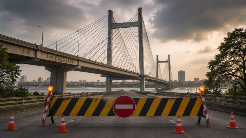 Vidyasagar Bridge Closure