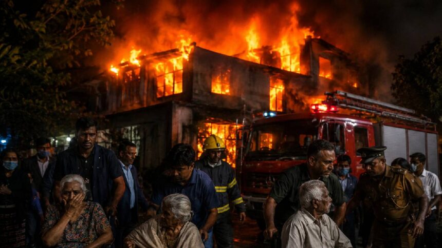 Sri Lanka Fire Accident