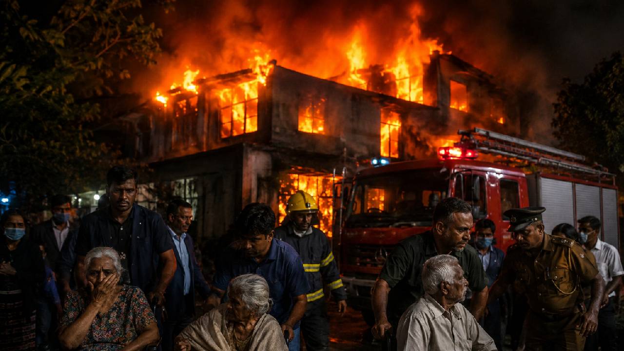 Sri Lanka Fire Accident